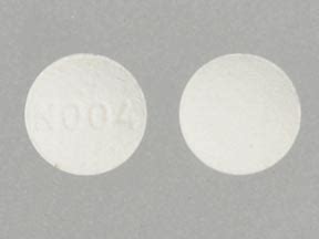 Hydroxyzine is also used to treat itching caused by various allergic reactions, for inducing sedation prior to or after anesthesia, and to treat nausea, vomiting, and alcohol withdrawal. . N004 pill